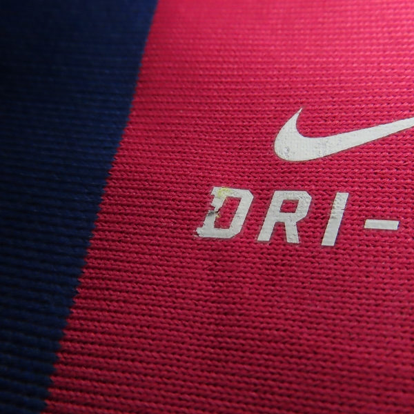 実際に弊社で買取させて頂いたNIKE/ナイキ FCバルセロナ 14/15シーズン レプリカユニフォーム #10 メッシ Lの画像 7枚目