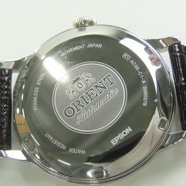 実際に弊社で買取させて頂いたORIENT/オリエント AUTOMATIC オートマチック 腕時計 AC00-C1-Aの画像 3枚目