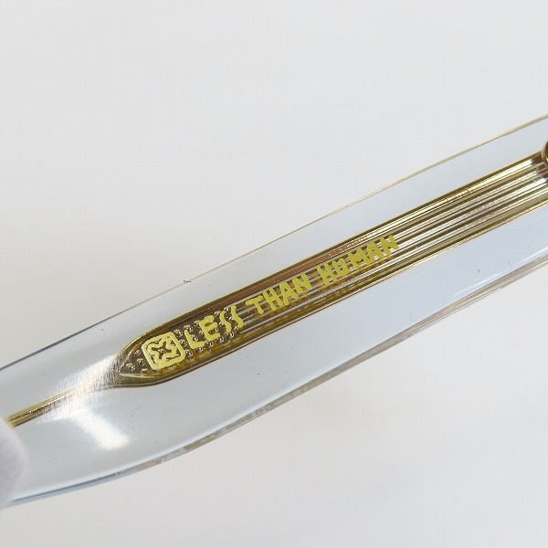 実際に弊社で買取させて頂いたless than human/レス ザン ヒューマン 日本製 大正ロマン セルフレーム/クリアフレーム 眼鏡/メガネ/アイウェア 3838ケ n4 の画像 7枚目