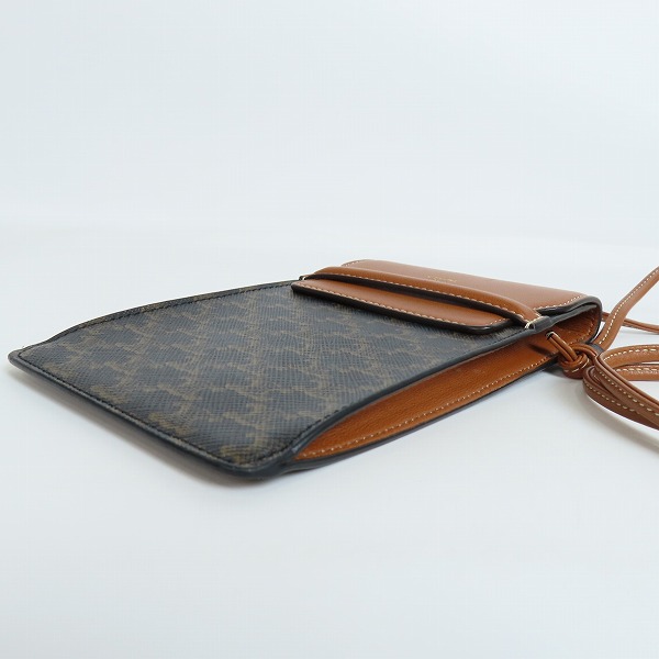 実際に弊社で買取させて頂いたCELINE/セリーヌ マカダム柄 フォンポーチの画像 3枚目