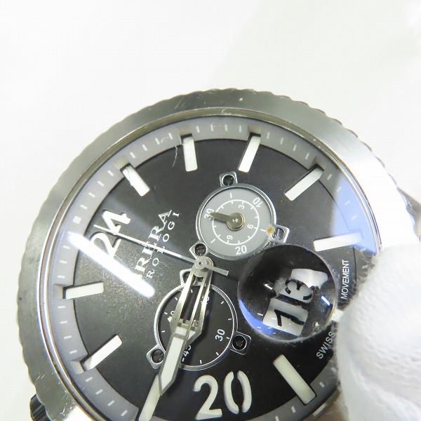 実際に弊社で買取させて頂いたBRERA OROLOGI/ブレラ オロロジ  MILITARE/ミリターレ クロノグラフ クォーツ BRML2C48【動作未確認】の画像 4枚目