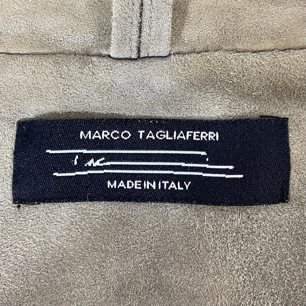 実際に弊社で買取させて頂いたMARCO TAGLIAFERRI/マルコ タリアフェリ レザー ジャケット/XSの画像 3枚目