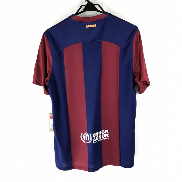 実際に弊社で買取させて頂いたNIKE/ナイキ FCバルセロナ 23/24 レプリカユニフォーム ホーム DX2687-456/Lの画像 1枚目