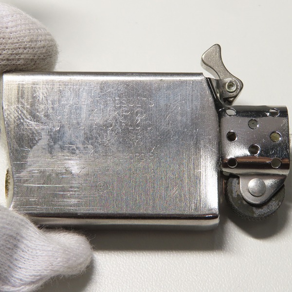 実際に弊社で買取させて頂いたZIPPO/ジッポー ヴィンテージ/ビンテージ 1979 HARLEY DAVIDSON/ハーレーダビッドソン スリム 1979年製の画像 5枚目