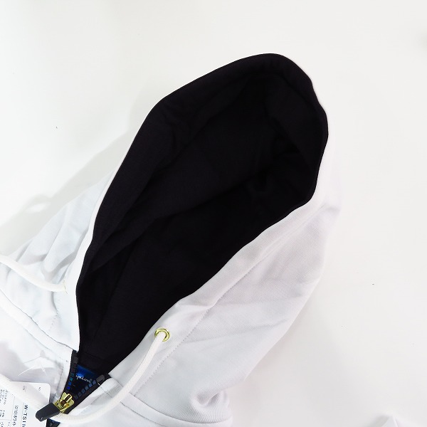 実際に弊社で買取させて頂いた 【未使用】Champion/チャンピオン レディース ワンポイントロゴ ジップフーデッドジャケット CW-TS110 Lの画像 6枚目