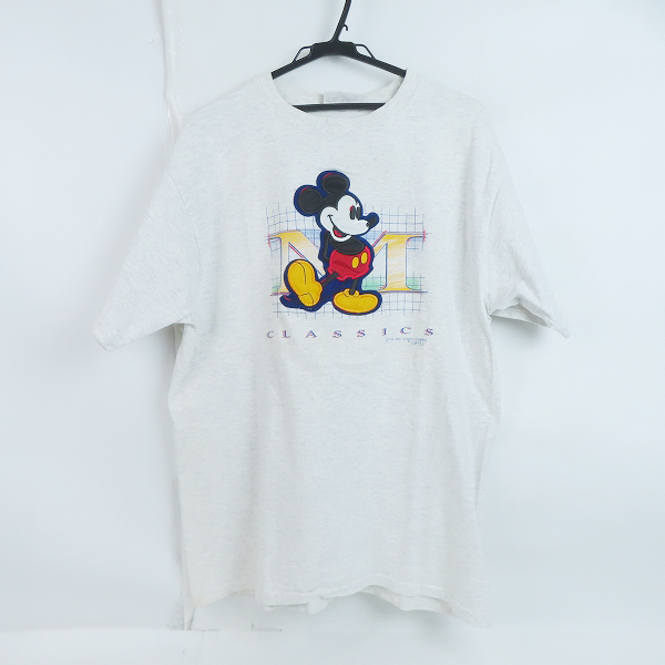 実際に弊社で買取させて頂いたVintage/ヴィンテージ  Tシャツ ミッキーマウス ワッペン刺繍 USA製 Lの画像 0枚目