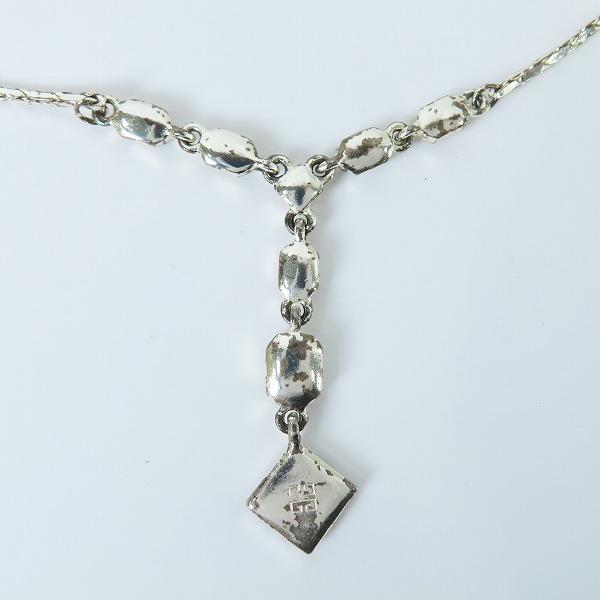 実際に弊社で買取させて頂いたGIVENCHY/ジバンシィ 4Gロゴ ドロップ ネックレスの画像 2枚目