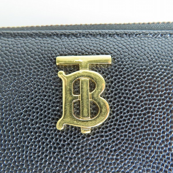 実際に弊社で買取させて頂いたBURBERRY/バーバリー ラウンドジップウォレット 長財布の画像 4枚目