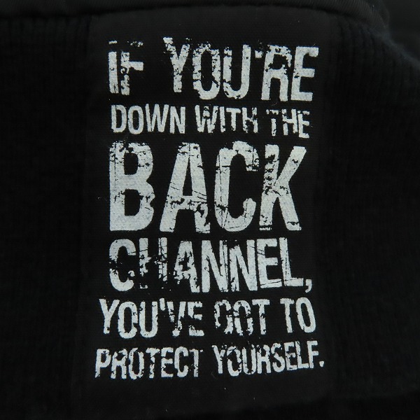 実際に弊社で買取させて頂いたBACK CHANNEL/バックチャンネル MA-1 ジップアップブルゾン/Lの画像 6枚目