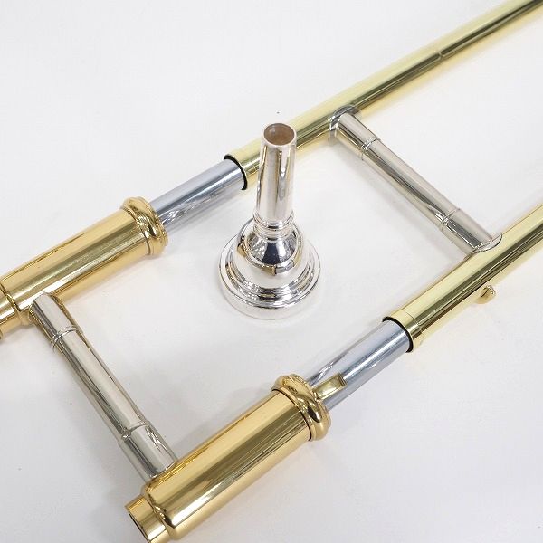 実際に弊社で買取させて頂いた★PLAYTECH/プレイテック テナーバストロンボーン ゴールド ハードケース付の画像 8枚目