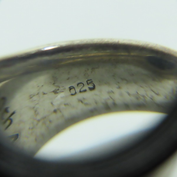 実際に弊社で買取させて頂いたDr MONROE/ドクターモンロー 20th カレッジリング シルバーリング SV925 19号の画像 7枚目