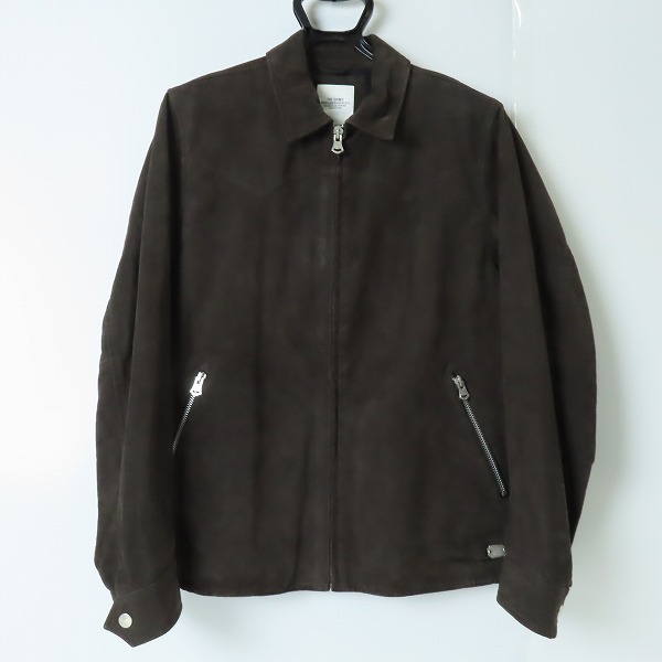 実際に弊社で買取させて頂いたTHE CRIMIE/ザ クライミー STRETCH SUEDE WESTERN JACKET/ストレッチ スエード レザージャケット/ラムレザー CR1-02B5-JK09/L