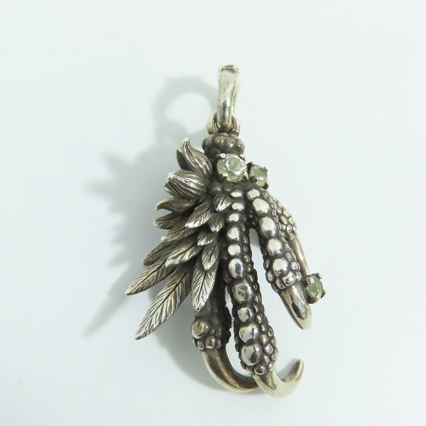 実際に弊社で買取させて頂いた【ギャラ付き】Bloody Mary/ブラッディマリー ナイトレイブン ペンダント w/ホワイトトパーズの画像 1枚目