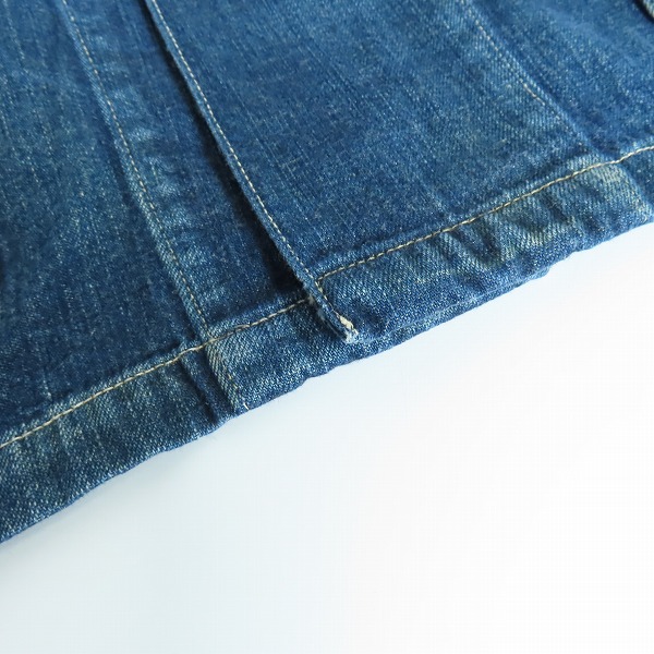 実際に弊社で買取させて頂いたBUZZ RICKSON'S/バズリクソンズ 10oz DENIM WORK JACKET "P.W"PAINT ペイント デニム ワーク ジャケット BR12686/42の画像 6枚目