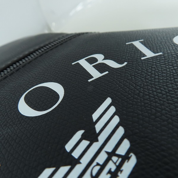 実際に弊社で買取させて頂いたEMPORIO ARMANI/エンポリオアルマーニ ZAINO PRINTED バックパック/リュック ブラック Y4O165 YFE5Jの画像 6枚目