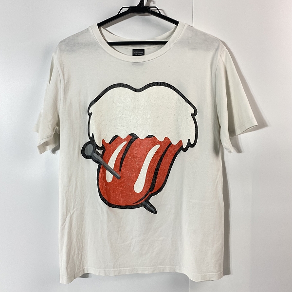 実際に弊社で買取させて頂いたNUMBER (N)INE/ナンバーナイン 03SS カート期 リップ＆タン Tシャツ ホワイト 3