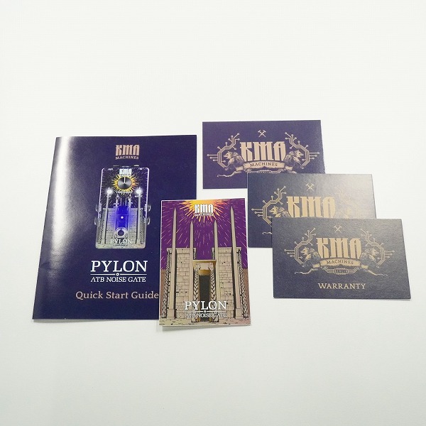 実際に弊社で買取させて頂いたKMA/ケーエムエー PYLON ブースト機能有り ノイズゲート エフェクター 動作確認済みの画像 7枚目