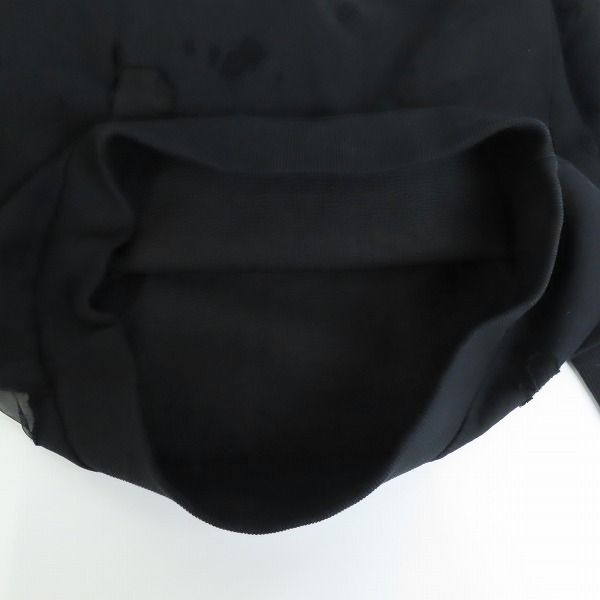 実際に弊社で買取させて頂いた【JPタグ】GIVENCHY/ジバンシイ 18SS Destroyed hoodie ロゴプリントデストロイクラッシュパーカー BM703A3Y0S/Lの画像 8枚目