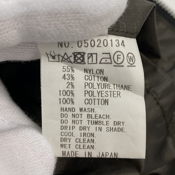 実際に弊社で買取させて頂いたVALLIS by FACTOTUM/ヴァリスバイファクトタム ジップ ブルゾン　48の画像 4枚目