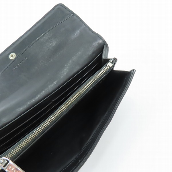 実際に弊社で買取させて頂いたCELINE/セリーヌ マカダム柄 二つ折り長財布 CE00/33の画像 3枚目