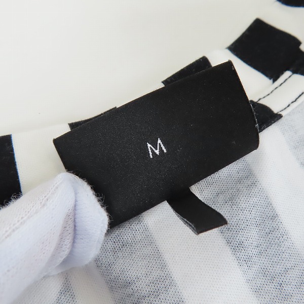 実際に弊社で買取させて頂いたEMPORIO ARMANI/エンポリオアルマーニ 幾何学模様 半袖Tシャツ/Mの画像 3枚目