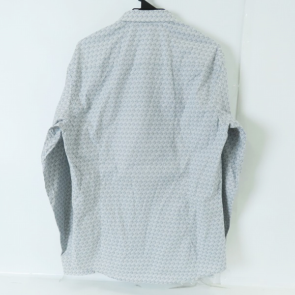 実際に弊社で買取させて頂いた【未使用】EMPORIO ARMANI/エンポリオアルマーニ 長袖シャツ 総柄 XL　の画像 1枚目