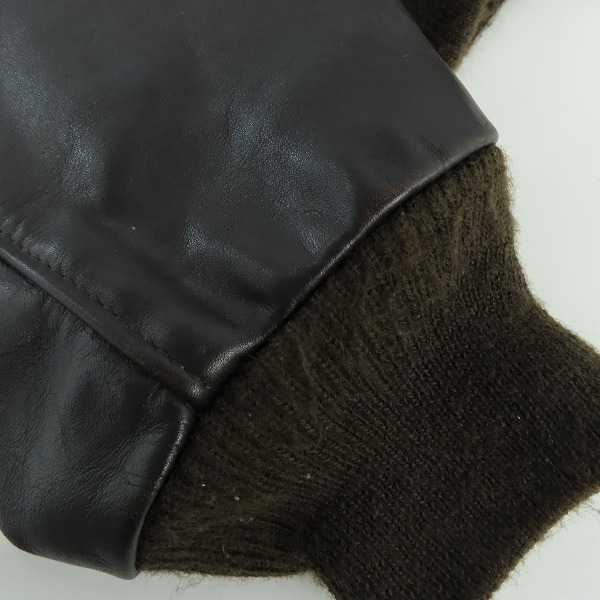 実際に弊社で買取させて頂いたSCHOTT/ショット A-2 レザーフライトジャケット/42の画像 7枚目