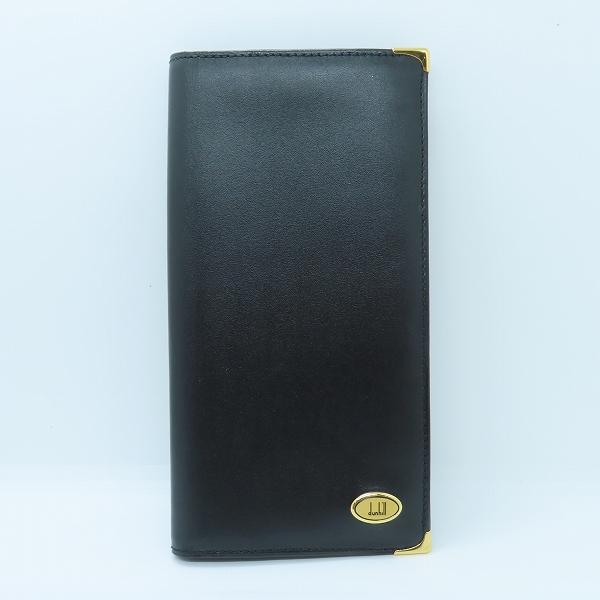 実際に弊社で買取させて頂いたDUNHILL/ダンヒル ロゴプレート レザー長財布 