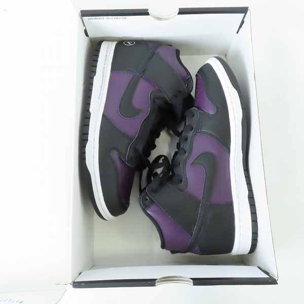 実際に弊社で買取させて頂いたNIKE×FRAGMENT DESIGN/ナイキ×フラグメントデザイン DUNK HI/F ダンクハイ 北京 DJ0382-600/26の画像 8枚目