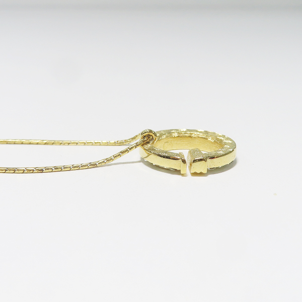 実際に弊社で買取させて頂いたGIVENCHY/ジバンシィ Gロゴ/ラインストーン ネックレス の画像 3枚目