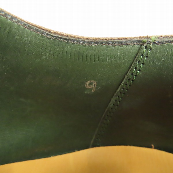 実際に弊社で買取させて頂いたJOSEPH CHEANEY/ジョセフチーニー セミブローグ ドレスシューズ/9の画像 5枚目