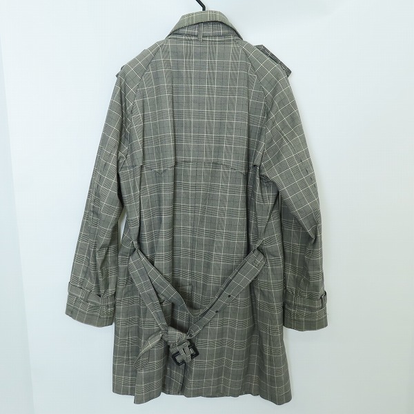 実際に弊社で買取させて頂いたPS Paul Smith/ポールスミス チェック柄 トレンチコート/L2の画像 1枚目