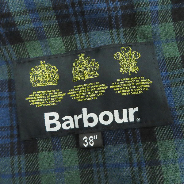 実際に弊社で買取させて頂いたBarbour/バーブァー 21AW TRANSPORT jacket/トランスポートジャケット 2102098/38の画像 2枚目