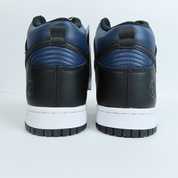 実際に弊社で買取させて頂いた【未使用】NIKE×FRAGMENT DESIGN/ナイキ×フラグメントデザイン DUNK HI/ダンク ハイ ミッドナイトネイビー DJ0383-400 27の画像 1枚目