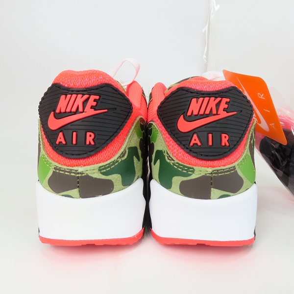 実際に弊社で買取させて頂いた【未使用】NIKE×atmos/ナイキ×アトモス AIR MAX 90 SP REVERSE DUCK CAMO/リバース ダック カモ CW6024-600/27.5の画像 1枚目