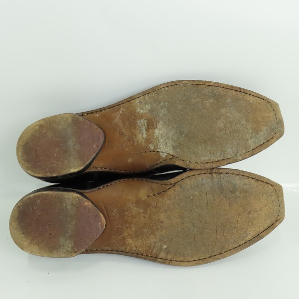 実際に弊社で買取させて頂いたCalzoleria Toscana/カルツォレリア トスカーナ レザー スニーカー 2504/43の画像 2枚目