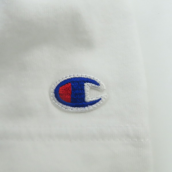 実際に弊社で買取させて頂いた【未使用】Champion/チャンピオン Tシャツ ホワイト Mの画像 4枚目