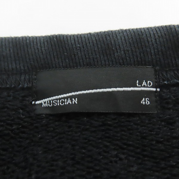 実際に弊社で買取させて頂いたLAD MUSICIAN/ラッドミュージシャン 21AW クルーネックスウェット 2221-607/46の画像 2枚目