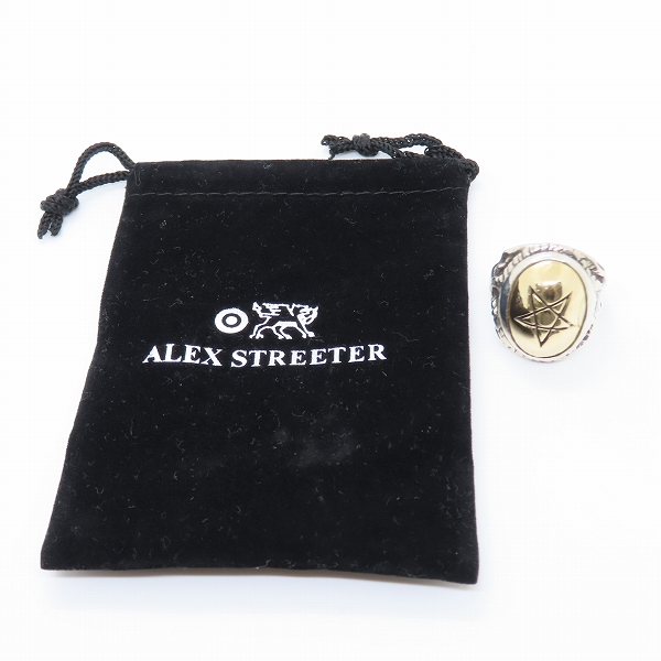 実際に弊社で買取させて頂いたALEX STREETER/アレックスストリーター エンジェルハートリング K10YGキャップ/19号の画像 8枚目