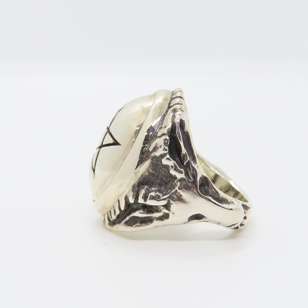 実際に弊社で買取させて頂いたALEX STREETER/アレックスストリーター エンジェルハートリング シルバーキャップ/19号の画像 2枚目