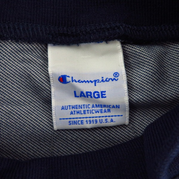 実際に弊社で買取させて頂いた 【未使用】Champion/チャンピオン ゴルフ モックネック プリント シャツ C3-SG408 Lの画像 2枚目