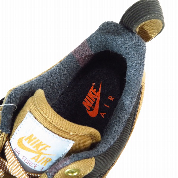 実際に弊社で買取させて頂いた【未使用】 NIKE×Carhartt WIP/ナイキ×カーハート ダブリューアイピー AIR FORCE 1 07 PRM WIP エアフォース1 AV4113-200/27の画像 4枚目