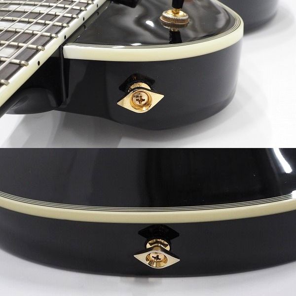 実際に弊社で買取させて頂いた★Epiphone/エピフォン Matt Heafy Les Paul Custom Origins Ebony/マット・ヒーフィー レスポール EMG搭載 ケース付の画像 6枚目