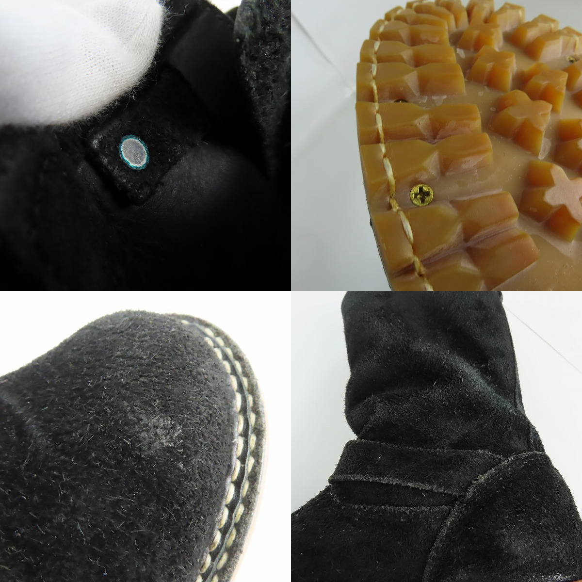 実際に弊社で買取させて頂いたWHITE'S BOOTS/ホワイツブーツ スエード エンジニアブーツ 7Eの画像 5枚目