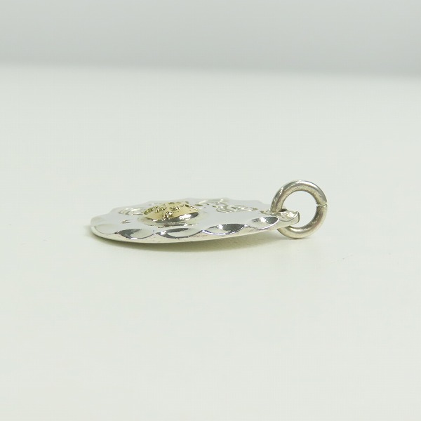 実際に弊社で買取させて頂いた【ギャラ付き】FIRST ARROW's/ファーストアローズ K18付き タタキメタル ペンダントトップの画像 3枚目