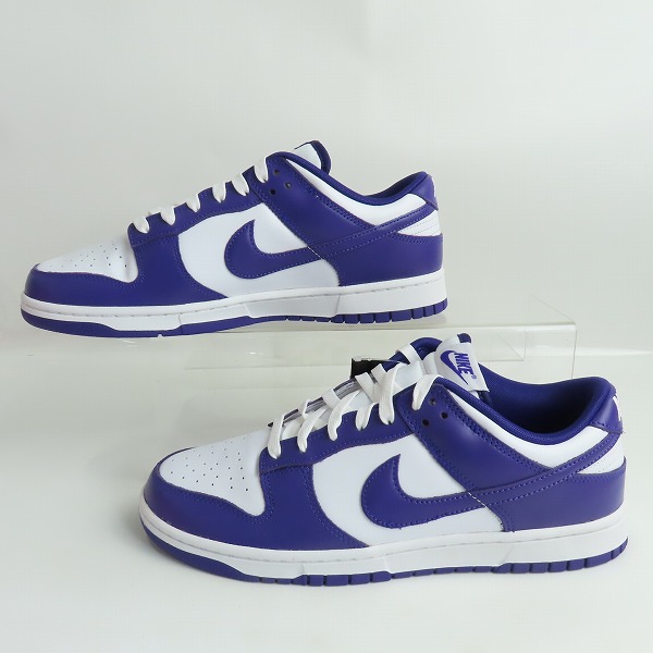 実際に弊社で買取させて頂いたNIKE/ナイキ DUNK LOW Championship Court Purple/ダンクロー コート パープル DD1391-104/29の画像 3枚目