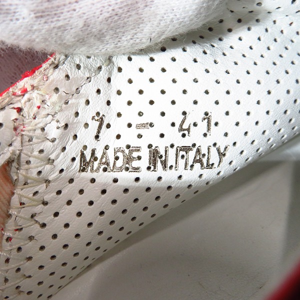 実際に弊社で買取させて頂いたMARC JACOBS/マークジェイコブス ボタニカル柄 ローカットスニーカースリッポン/41の画像 5枚目