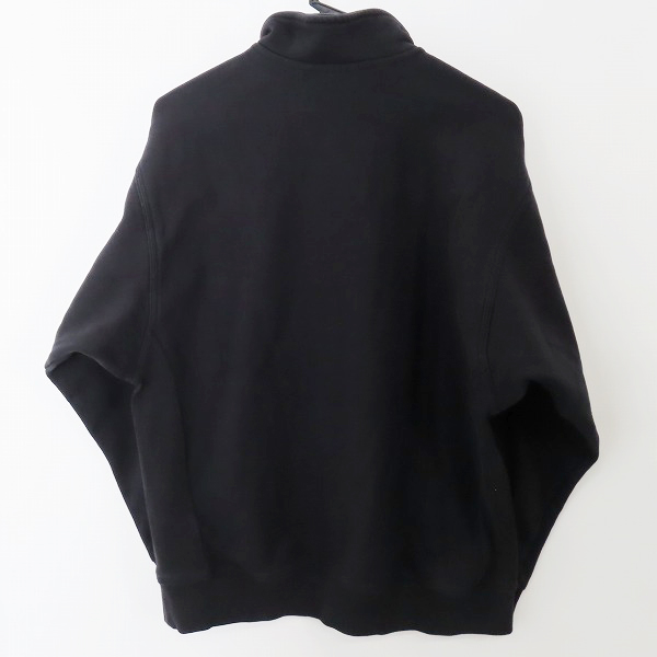 実際に弊社で買取させて頂いたCarhartt WIP/カーハートダブリューアイピー ハーフジップスウェット ワンポイント刺繍 ブラック Mの画像 1枚目