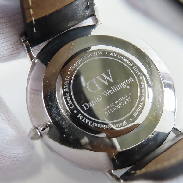 実際に弊社で買取させて頂いたDaniel Wellington/ダニエルウェリントン 腕時計/ B36S12【動作未確認】の画像 3枚目