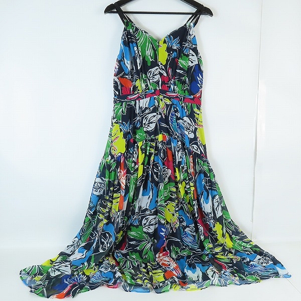 実際に弊社で買取させて頂いた【未使用】GRACE CONTINENTAL/グレースコンチネンタル サマーカラーptカシュクールOP 0123231030 /36の画像 1枚目